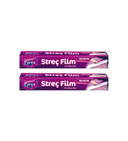 Kesme Bıçaklı 100m Streç Film İkili Paket