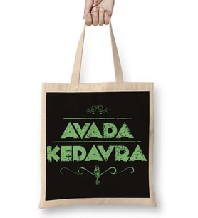 Harry Potter Avada Kedavra Bez Çanta Uzun Saplı