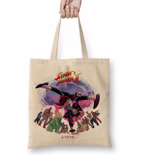 Street Fighter Street Dancer Bez Çanta Uzun Saplı