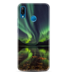 Huawei P20 Lite Mate 10 20 Lite Pro P40 Lite KılıfDesemli Silikon Kuzey Işıkları 1327