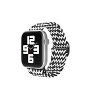 Watch 42mm Kordon - Zigzag Siyah-beyaz