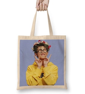 Bts Namjoon Bez Çanta Uzun Saplı