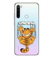 Redmi Note 8 Uyumlu Garfield Desenli Şeffaf Telefon Kılıfı
