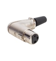 Ayt Canon Fiş Dişi 90 Derece L Tip XLR Jack Fiş
