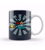 Winsome Witch Retro Japanese Kupa Bardak Porselen
