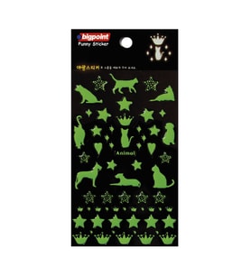 Bigpoint Sticker Kabartmalı Florasan Hayvanlar x 15 Adet