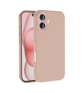 Apple iPhone 16 Plus Uyumlu Kılıf Zore LSR Lansman Kapak (Pembe - Kahverengi)