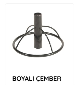 Hekim taburesi (bar taburesi) boyalı çember