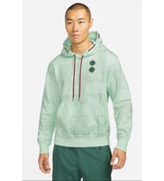 Nike Jordan X-Clot Mens Fleece Grafik Baskılı Kapüşonlu Erkek Sweatshirt Yeşil