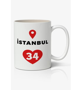 İstanbul Baskılı Kupa Bardak Baskılı Kahve Kupa Bardak