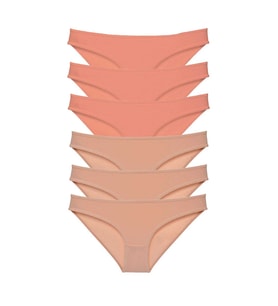 Mulvxbrf Brf02 6 Adet Süper Eko Set Likralı Kadın Slip Külot Pudra Ten (Mulvix)