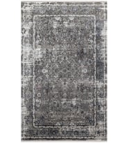 Bespoky Eberndorf Mavi Patchwork Pamuklu El Dokuması Alan Halısı