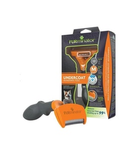 Furminator Long Hair Uzun Tüylü Köpek Tüy Tarağı Medium (Turuncu)