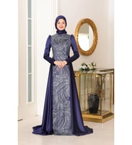 Miray Abiye Lacivert SN94