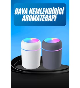 Humidifier Led Işıklı Mini Ortam Oda Kokusu Aromaterapi Buhardanlık