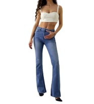 Ispanyol Paça Denim Pantolon