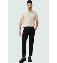 Erkek Slim Fit Boru Paça Pantolon Günlük Kullanım İçin İdeal Seçim Yaz Aylarının Vazgeçilmezi (Siyah)