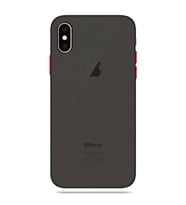 Apple iPhone X Transparent Slim Case Siyah