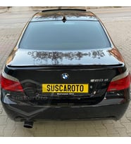 Bm w 5 Serisi E60 2003-2010 Samura i M3 Tip Bagaj Üstü Spoiler Bagaj Çıtası Piano Black Parlak Siyah