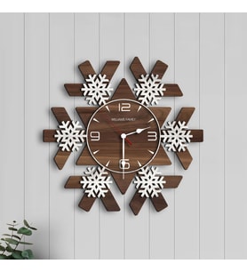 BK Gift Kişiye Özel İsimli Dekoratif 45cm Ahşap Duvar Saati-15 , Ev hediyesi , Arkadaşa Hediye , Sevgiliye Hediye
