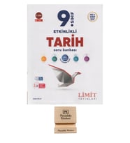 Limit 9. Sınıf Tarih Maarif Soru Bankası ve Telefon Standı