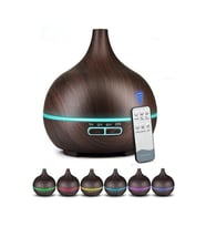 Vothoon Hava Nemlendirici 7 Led Işıklı Aromatik Oda Kokusu 550 Ml Kahve Aroma Difüzörü Buhar Makinası