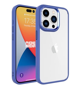 Apple iPhone 15 Pro Max Kılıf Krom Kılıf (Açık Gri)