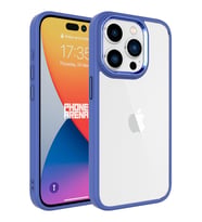 Apple iPhone 15 Pro Max Kılıf Krom Kılıf (Açık Gri)
