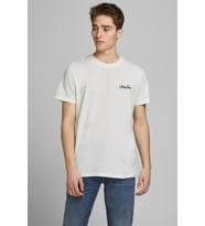Jack & Jones Erkek Nakış Basic T-shirt - 12186758 (Turuncu)