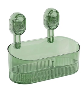 Sunup SN-29266 Vantuzlu Şeffaf Banyo Mutfak Rafı Organizer