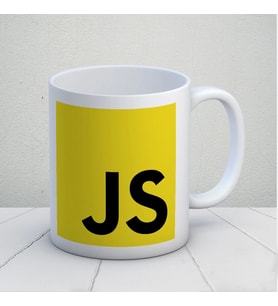 Javascript Tasarımlı Kupa Bardak (Çok Renkli)