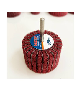 30X20mm,10 ADET, 1 3/16'x3/4' inches abrasive non woven combi mop wheel with 1/4 shank 10 pcs pack (Standart)