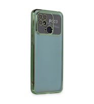 Xiaomi Redmi 10c Kılıf Razer Lensli Silikon - Yeşil