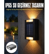 Yeni Model Solar Çift Taraflı Duvar Lambası Dekoratif Duvar Lambası Yeni Nesil