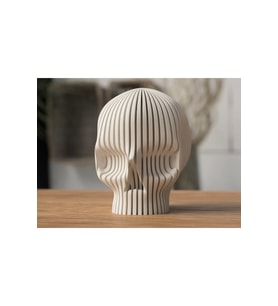 Dekoratif Tealight Skull Kuru Kafa Bioplastik Doğal Mumluk