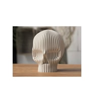 Dekoratif Tealight Skull Kuru Kafa Bioplastik Doğal Mumluk