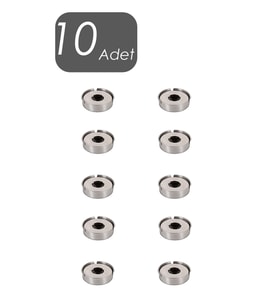 Paslanmaz Çelik 10'lu Küllük Seti, Modern ve Şık Mutfak Aksesuarı