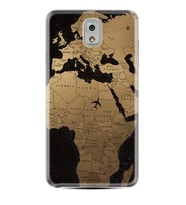 Samsung Note 3 4 5 8 9 20 Ultra 10 Lite Kılıf Desenli Silikon Map Planet 1656