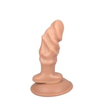 Hızlı Express Realistik Silikon  Plug Vantuzlu G-Spot  Tıkaç