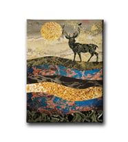 Modern Geyikli Canvas Tablo MİND408