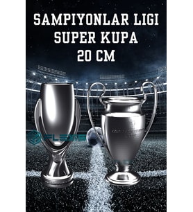 FLEXIS WE MAKE IT POSSIBLE FOR YOU 20 CM ŞAMPİYONLAR LİGİ KUPASI VE SÜPER KUPA