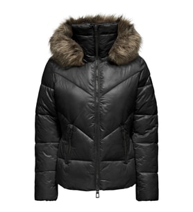 ONLFEVER SHORT PUFFER LIFE CC OTW (Siyah)