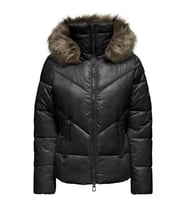 ONLFEVER SHORT PUFFER LIFE CC OTW (Siyah)