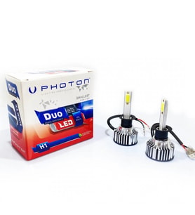 Photon H1 Duo Led Xenon Şimşek Etkili Beyaz Zenon H1 00011_M2