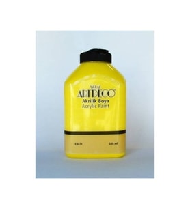 Artdeco 500Ml Sarı Akrilik Boya 3601