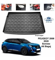 Peugeot 2008 Bagaj Havuzu Paspası 2020 Sonrası