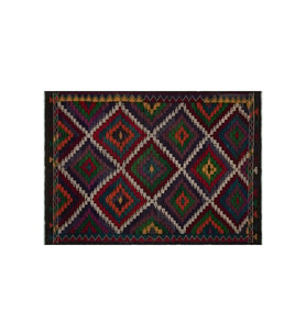 Benzersiz El Yapımı Eskitme Halı 196x271 cm 9853