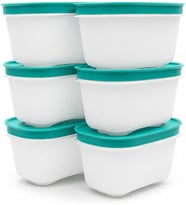 Tupperware Dondurucu Kap 170 Ml Beyaz Nane (6) Buz Kristali Kutu Buz Kristali Dondurucu Kabı