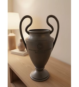 Füme Kupa 25cm Uefa Model Dekoratif Ödül Biblosu