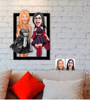 BK Gift Kişiye Özel Bekarlığa Veda Karikatürlü 3D Ahşap Tablo-4
